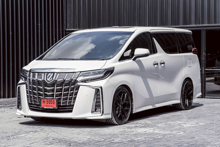 Toyota Alphard 2015 3.5 Executive Lounge Utility-car เบนซิน ไม่ติดแก๊ส เกียร์อัตโนมัติ ขาว รูปที่ 3