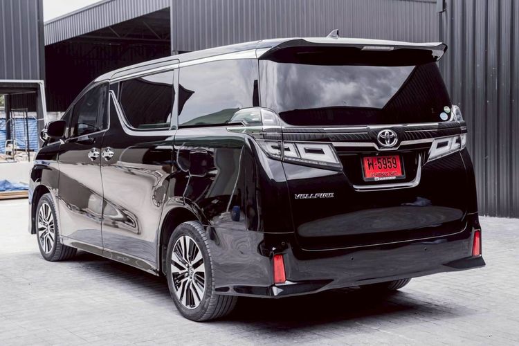 Toyota Vellfire 2018 2.5 Z G Edition Utility-car เบนซิน ไม่ติดแก๊ส เกียร์อัตโนมัติ ดำ รูปที่ 4