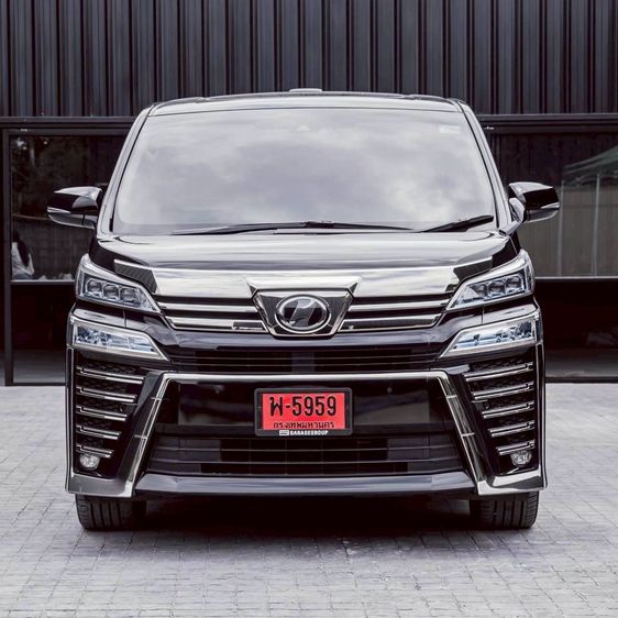Toyota Vellfire 2018 2.5 Z G Edition Utility-car เบนซิน ไม่ติดแก๊ส เกียร์อัตโนมัติ ดำ รูปที่ 2
