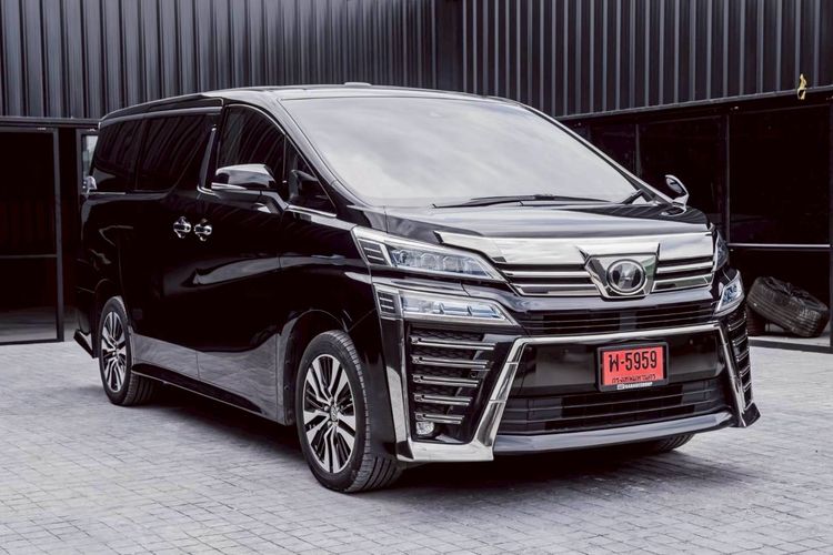 รถ Toyota Vellfire 2.5 Z G Edition สี ดำ