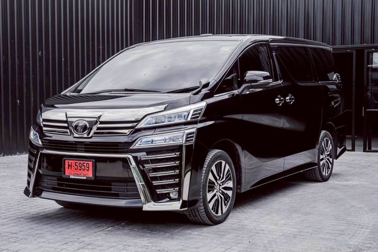 Toyota Vellfire 2018 2.5 Z G Edition Utility-car เบนซิน ไม่ติดแก๊ส เกียร์อัตโนมัติ ดำ รูปที่ 3