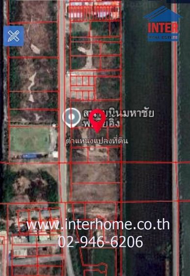 ที่ดินเปล่า 306 ตร.ว. ที่ดิน ใกล้สนามบินมหาชัย ถนนบางขุนเทียนชายทะเล ถนนพระราม2 เมืองสมุทรสาคร สมุทรสาคร