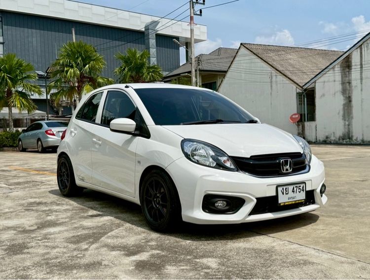 Honda Brio 2017 1.2 V Sedan เบนซิน ไม่ติดแก๊ส เกียร์อัตโนมัติ ขาว รูปที่ 3