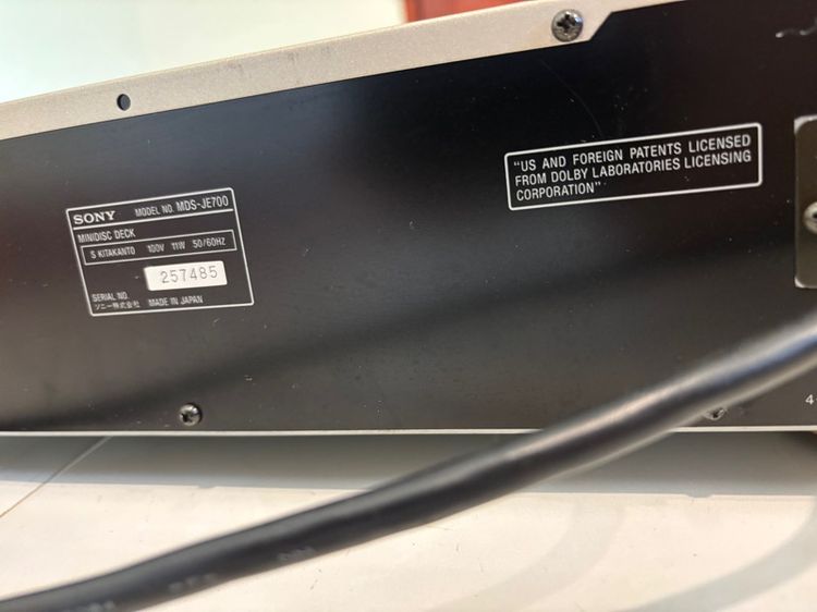 Sony MDS-JE700 รูปที่ 7