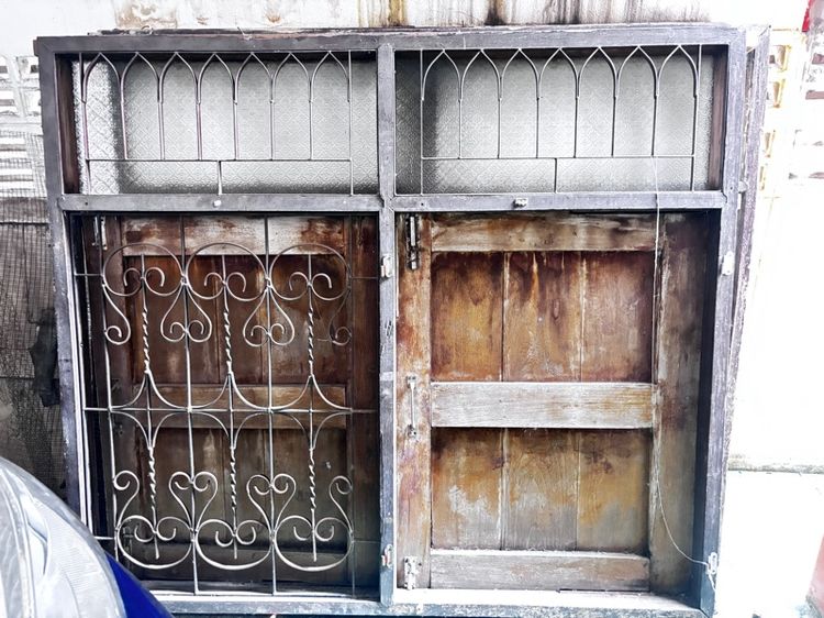 หน้าต่างไม้สัก 3 บาน รูปที่ 7