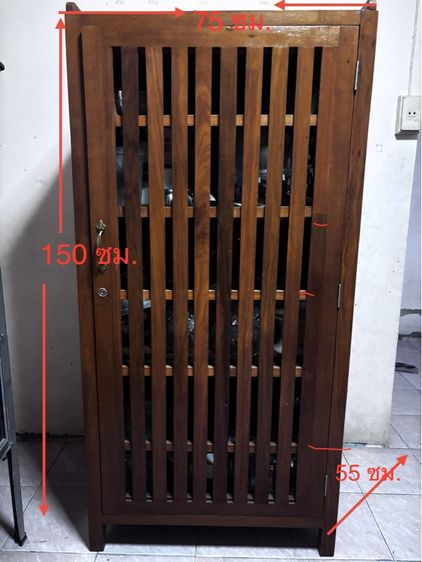 ตู้ไม้สักแท้