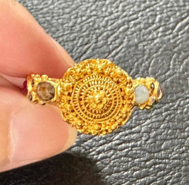 แหวนนพเก้าทองคำแท้ 96.5