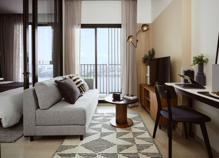 Noble Development ไม่อนุญาต ตกแต่งครบ 2025 ขายดาวน์คอนโด นิว ริเวอร์เรสต์ ราษฎร์บูรณะ (Nue Riverest Ratburana)  คอนโดริมแม่น้ำเจ้าพระยา 