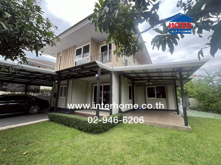 บ้านเดี่ยว 2 ชั้น 77.7 ตร.ว. หมู่บ้านคณาสิริวงแหวน-พระราม5 ซอยวัดพระเงิน ถนนนครอินทร์ - พระราม5 ถนนกาญจนาภิเษก บางกรวย นนทบุรี รูปที่ 3