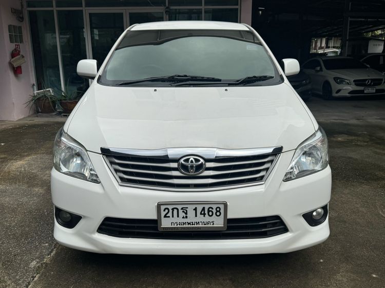 Toyota Innova 2013 2.0 G Utility-car เบนซิน ไม่ติดแก๊ส เกียร์อัตโนมัติ ขาว รูปที่ 2