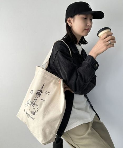 กระเป๋าถือสะพายข้าง North Face Limited edition Seoul Tote bag รูปที่ 13