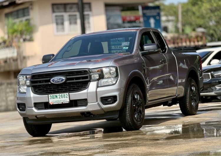 Ford Ranger 2022 2.0 Hi-Rider XLT Pickup ดีเซล ไม่ติดแก๊ส เกียร์ธรรมดา เทา รูปที่ 3