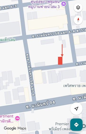 ขายทาวน์เฮาส์ 2 ชั้น 20 ตรว หมู่บ้านไฟน์โฮม 3 รูปที่ 2