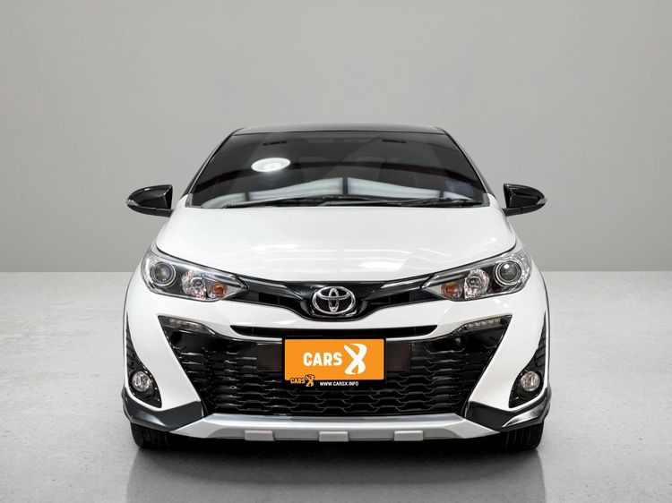 Toyota Yaris 2020 1.2 High Cross Sedan เบนซิน ไม่ติดแก๊ส เกียร์อัตโนมัติ ขาว รูปที่ 3