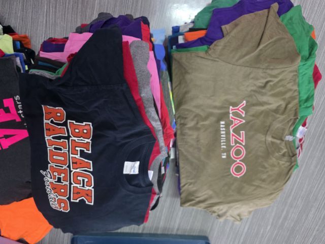 เสื้อยืด มือ2 เกรด A สภาพสวยๆ ขายเหมา 100ตัว 1,500บ.  (คละสี คละไซส์) มีส่งเก็บปลายทาง รูปที่ 3