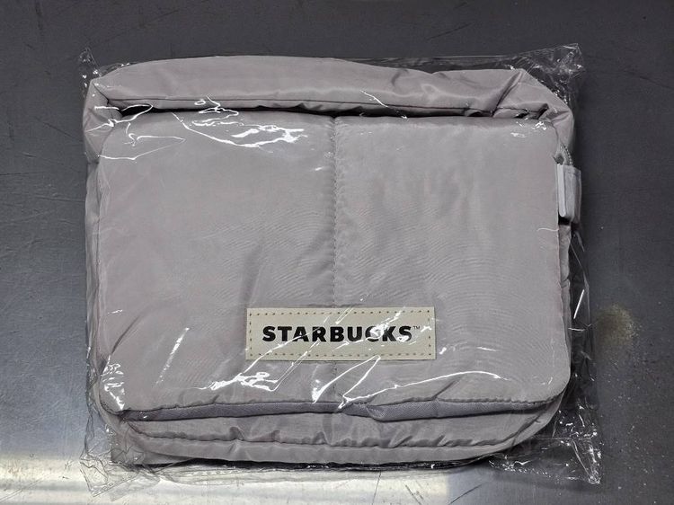 อื่นๆ ผ้า ไม่ระบุ ขาว กระเป๋าสะพายstarbucks