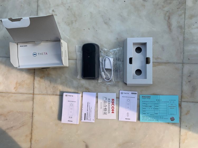 ขายมือสอง RICOH THETA SC2. 360 Camera (กล้อง 360 องศา) แถมฟรี ซิลิโคนกันเลนส์และตัวเครื่อง รูปที่ 4