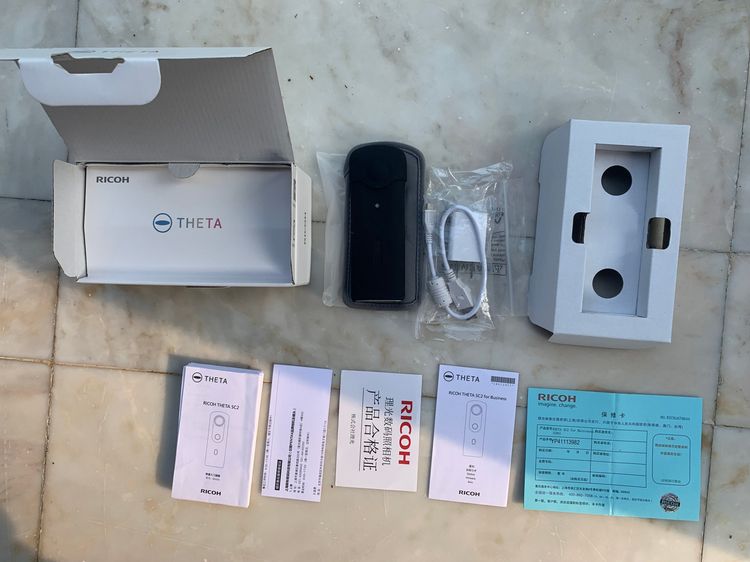 ขายมือสอง RICOH THETA SC2. 360 Camera (กล้อง 360 องศา) แถมฟรี ซิลิโคนกันเลนส์และตัวเครื่อง รูปที่ 5