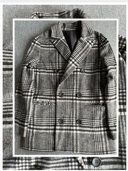 แขนยาว อื่นๆ M เสื้อแจ็คเก็ต | เสื้อคลุม อื่นๆ ☘️เสื้อกันหนาว ใหม่มาก ผ้า Wool ผสมโพลีเอสเตอร์ แบรนด์ Un Toi Blance 