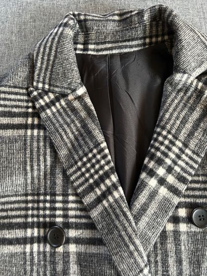 ☘️เสื้อกันหนาว ใหม่มาก ผ้า Wool ผสมโพลีเอสเตอร์ แบรนด์ Un Toi Blance  รูปที่ 6