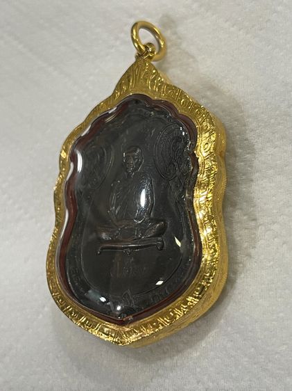 เหรียญเสมา หลังยันต์ตรีนิสิงเห นวะ หลวงปู่โต๊ะ วัดประดู่ฉิมพลี ปี 2517 กรอบทองคำ พร้อมใบรับรอง รูปที่ 2