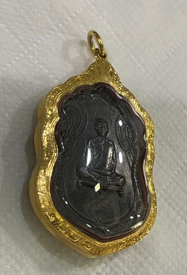 เหรียญเสมา หลังยันต์ตรีนิสิงเห นวะ หลวงปู่โต๊ะ วัดประดู่ฉิมพลี ปี 2517 กรอบทองคำ พร้อมใบรับรอง รูปที่ 3