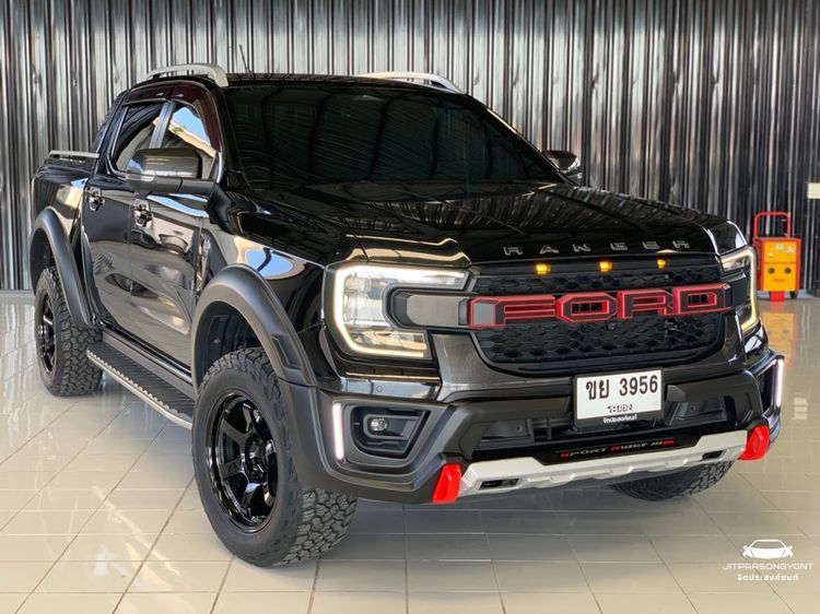 รถ Ford Ranger 2.0 Bi-Turbo Hi-Rider Wildtrak สี ดำ