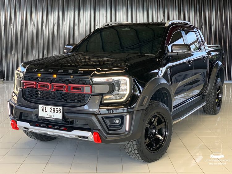 Ford Ranger 2022 2.0 Bi-Turbo Hi-Rider Wildtrak Pickup ดีเซล เกียร์อัตโนมัติ ดำ รูปที่ 4