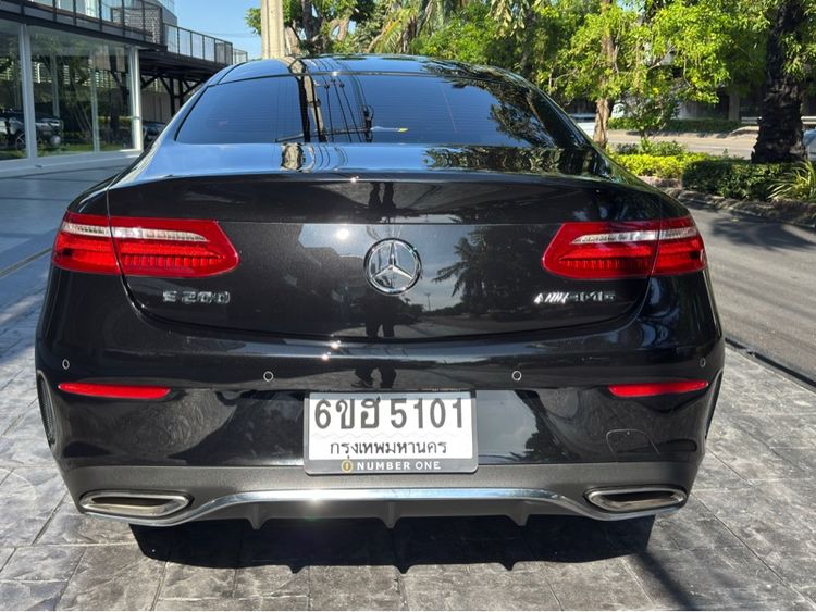 Mercedes-Benz E-Class 2019 E200 Sedan เบนซิน เกียร์อัตโนมัติ ดำ รูปที่ 4