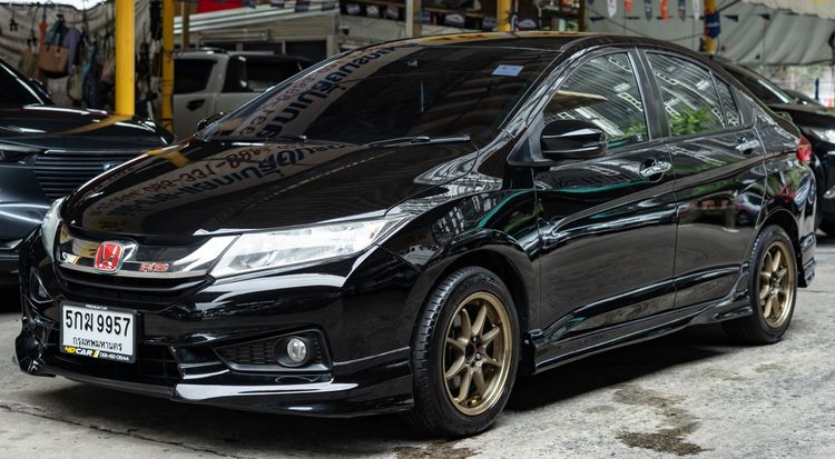 Honda City 2016 1.5 Sv i-VTEC Sedan เบนซิน ไม่ติดแก๊ส เกียร์อัตโนมัติ ดำ รูปที่ 2