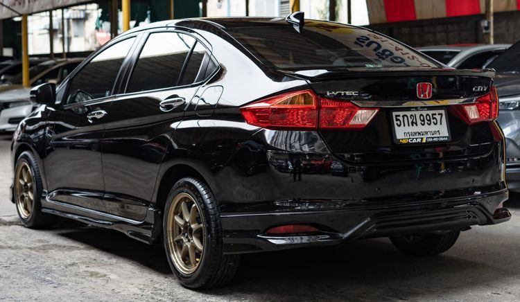 Honda City 2016 1.5 Sv i-VTEC Sedan เบนซิน ไม่ติดแก๊ส เกียร์อัตโนมัติ ดำ รูปที่ 3