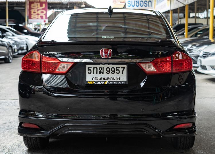 Honda City 2016 1.5 Sv i-VTEC Sedan เบนซิน ไม่ติดแก๊ส เกียร์อัตโนมัติ ดำ รูปที่ 4