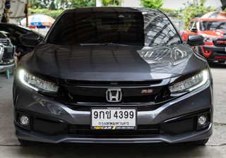 2019 HONDA CIVIC 1.5 TURBO RS รถบ้าน มือเดียว รุ่นTOPสุด สภาพดีมาก ไม่เคยชน