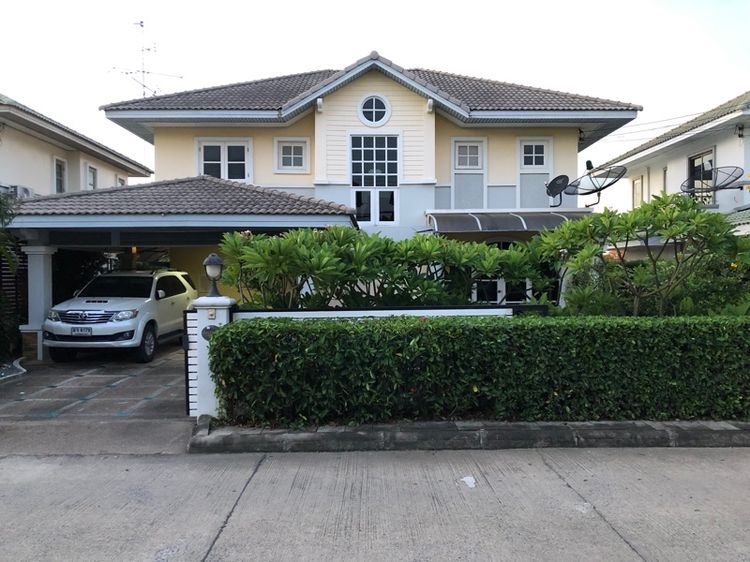 ตกแต่งครบ สร้างเสร็จก่อน 2010 ขายบ้านเดี่ยว ตากอากาศในกรุงเทพฯ หลังบ้านติดทะเลสาปใหญ่ 90 ไร่ วิวสวยมาก บรรยากาศร่มรื่น  รูปที่ 2