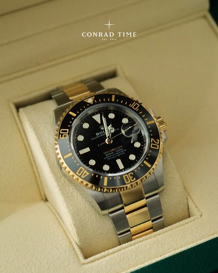 Rolex Sea-Dweller 126603 Black Dial Two-Tone Oyster 2022 43mm. Fullset  รูปที่ 2