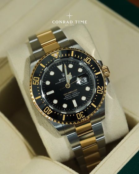 Rolex Sea-Dweller 126603 Black Dial Two-Tone Oyster 2022 43mm. Fullset 