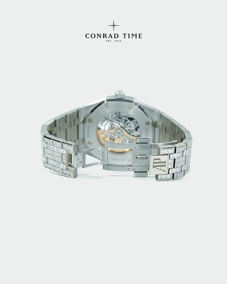 AP. Royal Oak 15417BC. Double Balance Wheel Openworked Skeletonized Dial 2020 41mm.  Fullset  รูปที่ 16