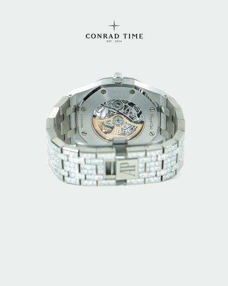 AP. Royal Oak 15417BC. Double Balance Wheel Openworked Skeletonized Dial 2020 41mm.  Fullset  รูปที่ 12