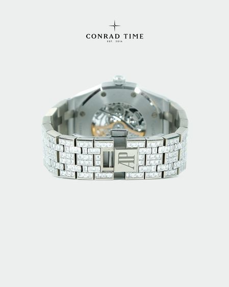 AP. Royal Oak 15417BC. Double Balance Wheel Openworked Skeletonized Dial 2020 41mm.  Fullset  รูปที่ 11