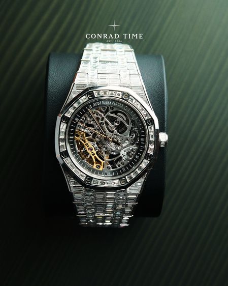 AP. Royal Oak 15417BC. Double Balance Wheel Openworked Skeletonized Dial 2020 41mm.  Fullset  รูปที่ 6
