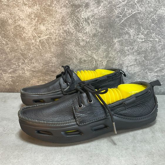 Crocs Men’s Size M8 Tie Loafers Leather 26CM รูปที่ 2