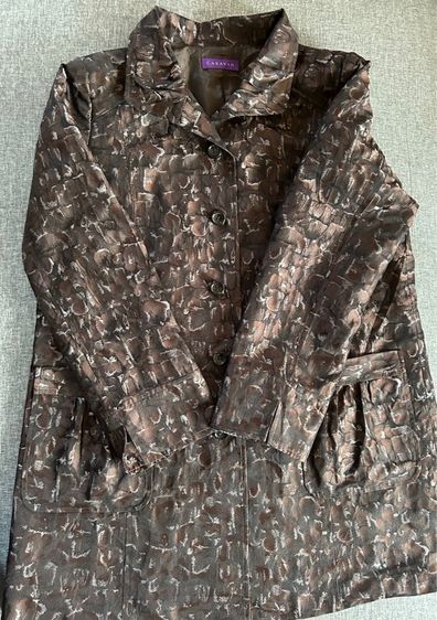 ☘️เสื้อคลุมกันหนาวแบบยาว แบรนด์ Caravan  รูปที่ 4