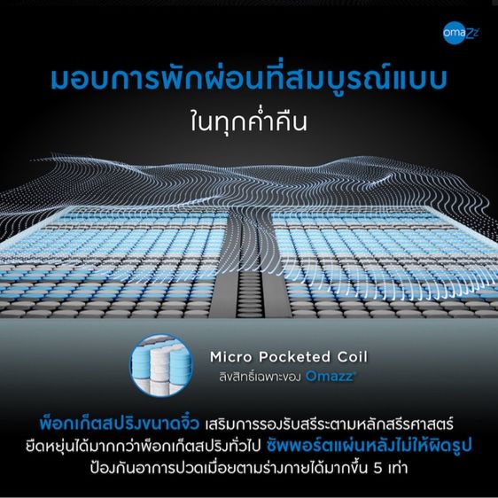 ที่นอน Omazz รุ่น Francko 6 ฟุต รูปที่ 6