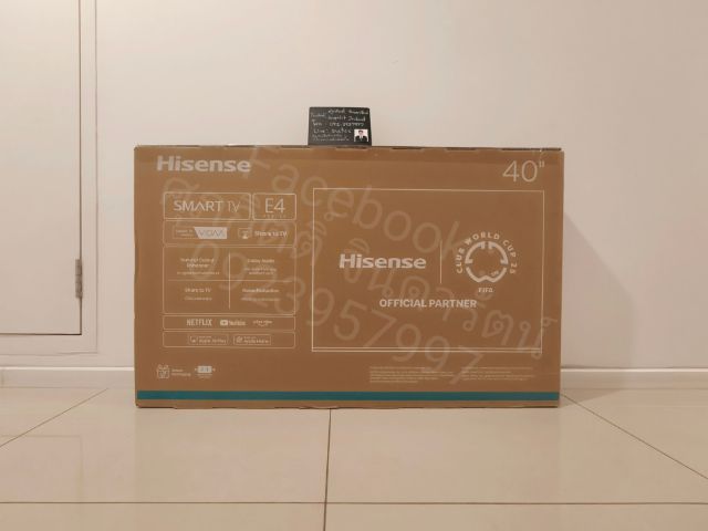 อื่นๆ Hisense Smart TV 40 นิ้ว Full-HD รุ่น 40E4Q มือหนึ่ง ประกันศูนย์ไทยซ่อมถึงบ้าน