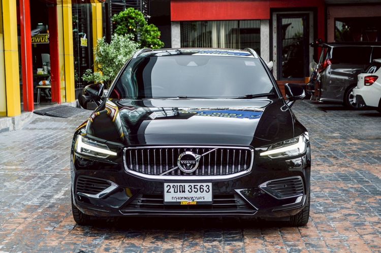 Volvo V60 2021 2.0 T8 Inscription 4WD Sedan ปลั๊กอินไฮบริด (PHEV) ไม่ติดแก๊ส เกียร์อัตโนมัติ ดำ รูปที่ 2