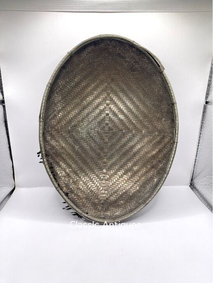 ตะกร้าสาน กระไหล่เงินเก่าสะสม รูปที่ 2