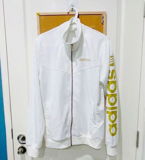 M แขนยาว เสื้อแจ็คเก็ต | เสื้อคลุม อื่นๆ เสื้อวอร์มสีขาว แบรนด์ addidas Neo