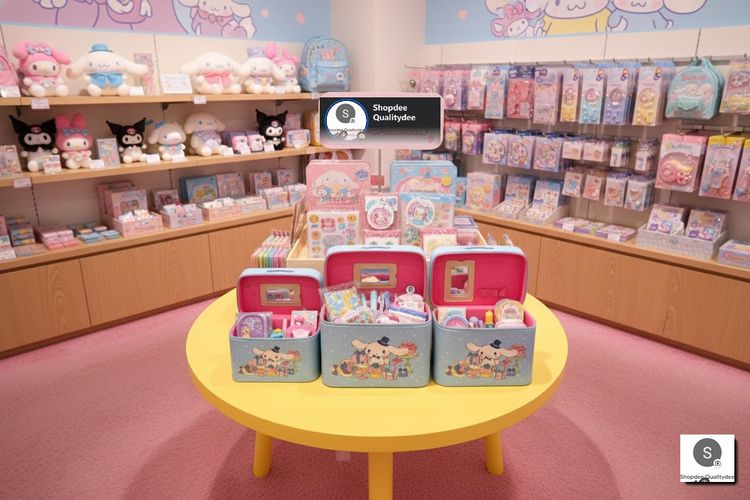 ➗➰ คิดราคาคนละครึ่ง 🧰 กระเป๋า sanrio 3 ชั้น 3 กล่องในกล่องเดียวกัน