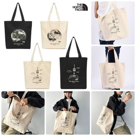 กระเป๋าถือสะพายข้าง North Face Limited edition Seoul Tote bag รูปที่ 12