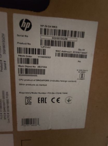 ขาย Workstation HP Z4 G4 สเปกเทพ ใช้งานด้านสถาปัตยกรรม วิศวกรรม โปรแกรม Autocad, Revit, Solid work ได้สบายๆ 3D max ก็เอาอยู่  รูปที่ 4